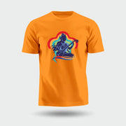 Maa Saraswati | Round Neck Unisex T-Shirt | Pure Cotton Luv My India Fashion | Luv My India Spiritual T-Shirt