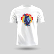 Bhagwan Krishna | Round Neck Unisex T-Shirt | Pure Cotton Luv My India Fashion | Luv My India Spiritual T-Shirt