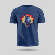 Bhagwan Krishna | Round Neck Unisex T-Shirt | Pure Cotton Luv My India Fashion | Luv My India Spiritual T-Shirt