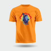 Bhagwan Krishna | Round Neck Unisex T-Shirt | Pure Cotton Luv My India Fashion | Luv My India Spiritual T-Shirt