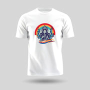 Maa Durga | Round Neck Unisex T-Shirt | Pure Cotton Luv My India Fashion | Luv My India Spiritual T-Shirt