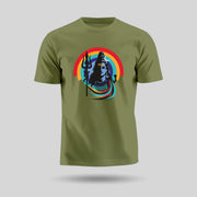 Bhagwan Shiv | Round Neck Unisex T-Shirt | Pure Cotton Luv My India Fashion | Luv My India Spiritual T-Shirt
