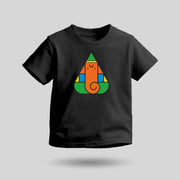 Ganpati Bappa | Modak Shaped Round Neck Kids’ Unisex T-Shirt | Pure Cotton Luv My India Fashion | Ganesh Chaturthi Spiritual T-Shirt