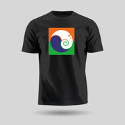 Ganpati Bappa Tricolour | Round Neck Unisex T-Shirt | Pure Cotton Luv My India Fashion | Ganesh Chaturthi Spiritual T-Shirt