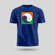 Ganpati Bappa Tricolour | Round Neck Unisex T-Shirt | Pure Cotton Luv My India Fashion | Ganesh Chaturthi Spiritual T-Shirt