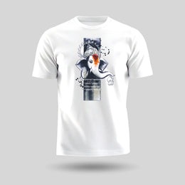 Vakratunda Mahakaya With Bappa’s Blessings | Round Neck Unisex T-Shirt | Pure Cotton Luv My India Fashion | Ganesh Chaturthi Spiritual T-Shirt