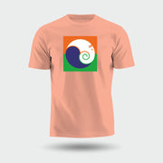 Ganpati Bappa Tricolour | Round Neck Unisex T-Shirt | Pure Cotton Luv My India Fashion | Ganesh Chaturthi Spiritual T-Shirt