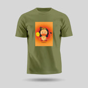 Lord Hanuman | Round Neck Unisex T-Shirt | Pure Cotton Luv My India Fashion | Bajrangbali Spiritual T-Shirt