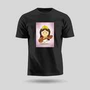 Saraswati Mata | Round Neck Unisex T-Shirt | Pure Cotton Luv My India Fashion | Goddess Saraswati Spiritual T-Shirt