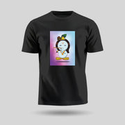 Lord Krishna | Round Neck Unisex T-Shirt | Pure Cotton Luv My India Fashion | Shri Krishna Spiritual T-Shirt