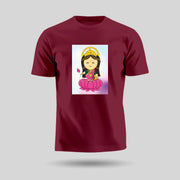 Maa Laxmi | Round Neck Unisex T-Shirt | Pure Cotton Luv My India Fashion | Narayani Spiritual T-Shirt