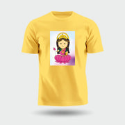 Maa Laxmi | Round Neck Unisex T-Shirt | Pure Cotton Luv My India Fashion | Narayani Spiritual T-Shirt