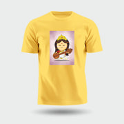 Saraswati Mata | Round Neck Unisex T-Shirt | Pure Cotton Luv My India Fashion | Goddess Saraswati Spiritual T-Shirt