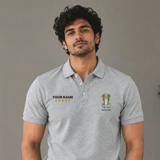 Your Name Ashoka Emblem Polo T-Shirt | Customisable