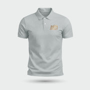 India / Bharat | Gold Foil PCPQ Polo Neck Unisex T-Shirt | Pure Cotton Luv My India Fashion | Patriotic T-Shirt