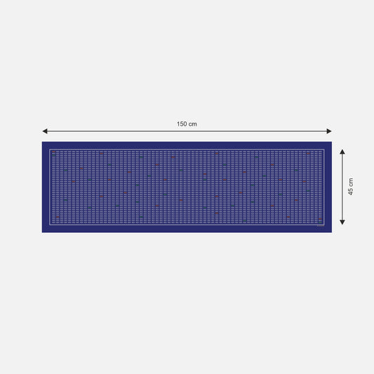 Bharat Blue Scarf | Premium Modal Silk