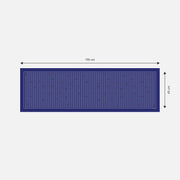 His & Her Set | Bharat | Luv My India Blue Premium Pocket Square And Scarf Combo | Digital Print Patriotic Combo | 33x33 CM Bemberg Silk Pocket Square | 150x45 CM Bemberg Silk Scarf