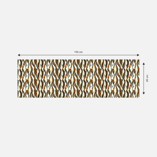 Tiger Stripes Scarf | Premium Bemberg Vegan Silk
