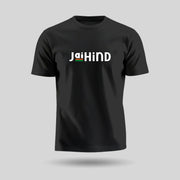 Jai Hind Tiranga Stripe | Round Neck Unisex T-Shirt | Pure Cotton Luv My India Fashion | Patriotic T-Shirt