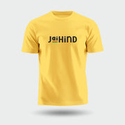 Jai Hind Tiranga Stripe | Round Neck Unisex T-Shirt | Pure Cotton Luv My India Fashion | Patriotic T-Shirt