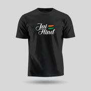Jai Hind Tiranga Flag | Round Neck Unisex T-Shirt | Pure Cotton Luv My India Fashion | Patriotic T-Shirt
