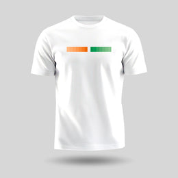 Tiranga | Round Neck Unisex T-Shirt | Pure Cotton Luv My India Fashion | Tricolour Patriotic T-Shirt