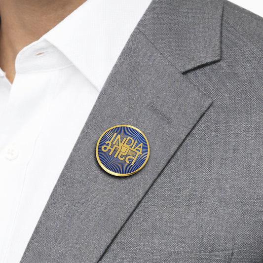 India Bharat Premium Enamelled Badge | Pin-free Magnetic Fastener