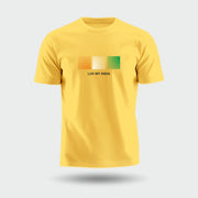 Luv My India Tricolour Blocks | Round Neck Unisex T-Shirt | Pure Cotton Luv My India Fashion | Patriotic T-Shirt