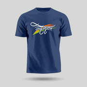 Vande Mataram Tricolour Tribute | Round Neck Unisex T-Shirt | Pure Cotton Luv My India Fashion | Patriotic T-Shirt