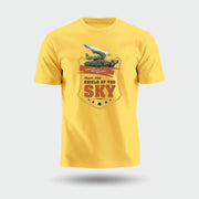 Akash SAM | Round Neck Patriotic Unisex T-Shirt | Pure Cotton Luv My India Fashion | Indian Defence T-Shirt