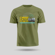 Akashteer | Round Neck Patriotic Unisex T-Shirt | Pure Cotton Luv My India Fashion | Indian Defence T-Shirt