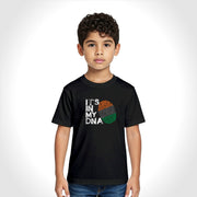 In My DNA | Round Neck Kids’ Unisex T-Shirt | Pure Cotton Luv My India Fashion | Tiranga / Tricolour Patriotic T-Shirt