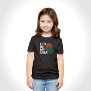 In My DNA | Round Neck Kids’ Unisex T-Shirt | Pure Cotton Luv My India Fashion | Tiranga / Tricolour Patriotic T-Shirt