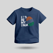 In My DNA | Round Neck Kids’ Unisex T-Shirt | Pure Cotton Luv My India Fashion | Tiranga / Tricolour Patriotic T-Shirt
