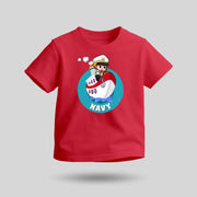 Indian Navy | Round Neck Kids’ Unisex T-Shirt | Pure Cotton Luv My India Fashion | Patriotic T-Shirt