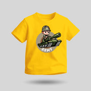 Indian Army | Round Neck Kids’ Unisex T-Shirt | Pure Cotton Luv My India Fashion | Patriotic T-Shirt