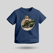 Indian Army | Round Neck Kids’ Unisex T-Shirt | Pure Cotton Luv My India Fashion | Patriotic T-Shirt