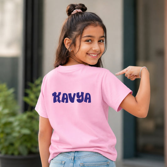 Kids Name I Love India T-Shirt | Customisable