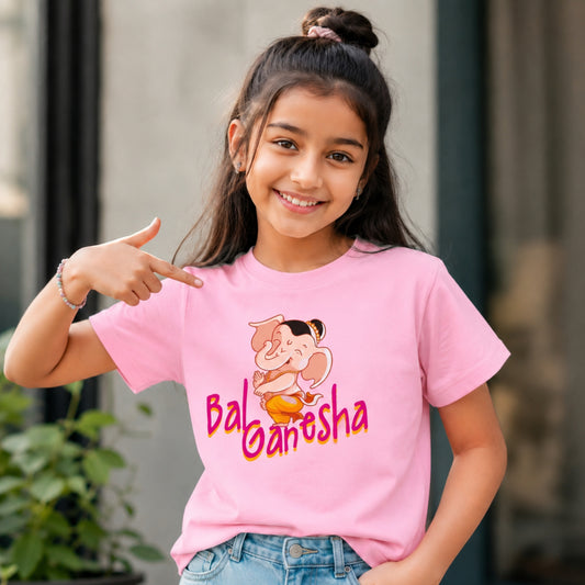Kids' Name Bal Ganesha T-Shirt | Customisable Name