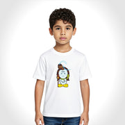 Lord Shiva | Round Neck Kids’ Unisex T-Shirt | Pure Cotton Luv My India Fashion | Mahadev Spiritual T-Shirt