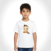 Lord Ganesha | Round Neck Kids’ Unisex T-Shirt | Pure Cotton Luv My India Fashion | Ganpati Bappa Spiritual T-Shirt
