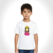 Maa Laxmi | Round Neck Kids’ Unisex T-Shirt | Pure Cotton Luv My India Fashion | Narayani Spiritual T-Shirt