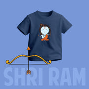 Lord Ram | Round Neck Kids’ Unisex T-Shirt | Pure Cotton Luv My India Fashion | Shri Ram Spiritual T-Shirt