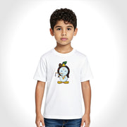 Lord Krishna | Round Neck Kids’ Unisex T-Shirt | Pure Cotton Luv My India Fashion | Shri Krishna Spiritual T-Shirt
