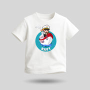 Indian Navy | Round Neck Kids’ Unisex T-Shirt | Pure Cotton Luv My India Fashion | Patriotic T-Shirt