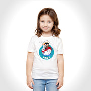 Indian Navy | Round Neck Kids’ Unisex T-Shirt | Pure Cotton Luv My India Fashion | Patriotic T-Shirt