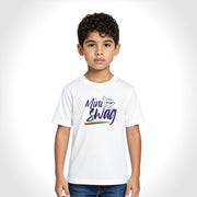 Mini Swag | Round Neck Kids’ Unisex T-Shirt | Pure Cotton Luv My India Fashion | Patriotic T-Shirt