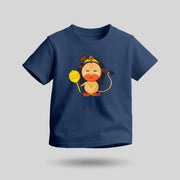 Lord Hanuman | Round Neck Kids’ Unisex T-Shirt | Pure Cotton Luv My India Fashion | Bajrangbali Spiritual T-Shirt