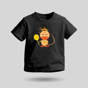 Lord Hanuman | Round Neck Kids’ Unisex T-Shirt | Pure Cotton Luv My India Fashion | Bajrangbali Spiritual T-Shirt