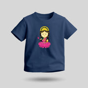 Maa Laxmi | Round Neck Kids’ Unisex T-Shirt | Pure Cotton Luv My India Fashion | Narayani Spiritual T-Shirt